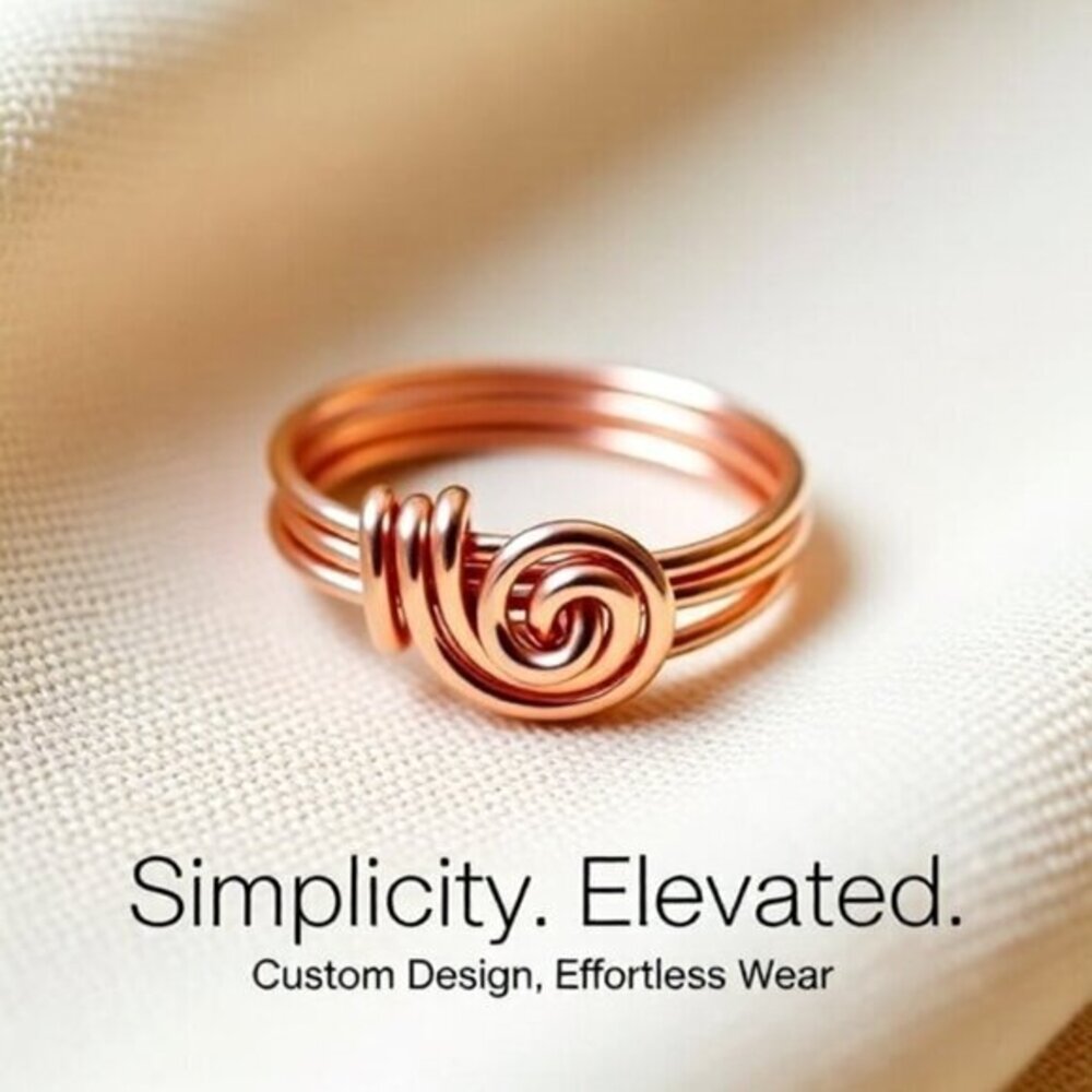 Durable Everyday Wear! Class & Sass ~ Copper Wire Wrapped Ring - Custom Orders